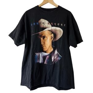 Vintage 90s Garth Brooks "Fresh Horses" Tour T-Shirt Size XL Country